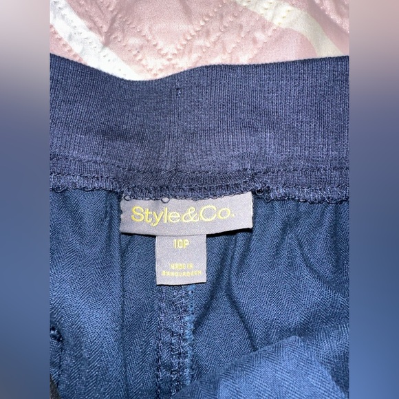 Style & Co. Women’s Navy Blue Cargo Pants - Picture 4 of 7